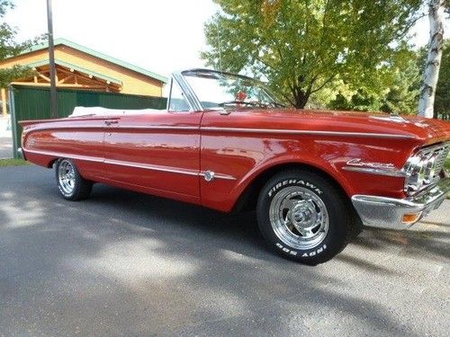 1963 mercury comet convertible s22 73,000 actual miles numbers car no reserve