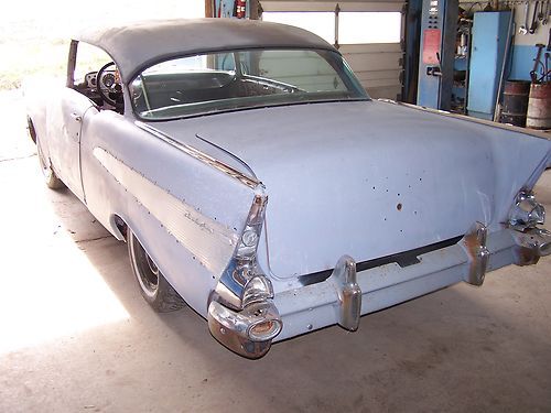 1957 chevy bel air 2 door hardtop coupe v-8 #s match pwr steer/brakes relisted