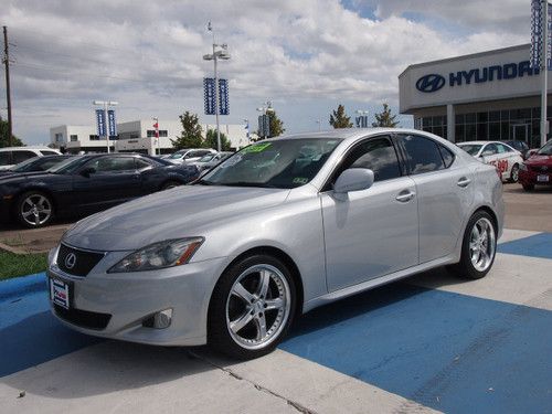 2006 lexus is 250 automatic alloys extras leather roof navi 1-owner clean texas