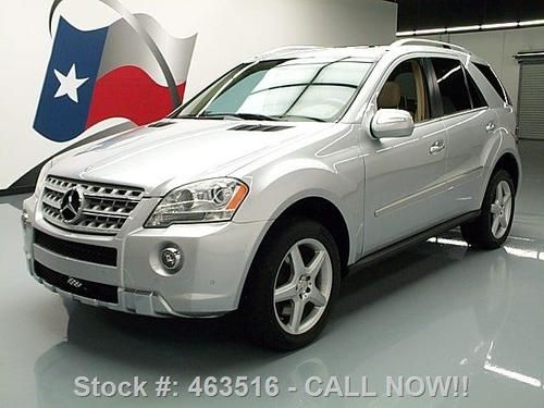 2009 mercedes-benz ml550 p1 awd sunroof nav dvd 46k mi texas direct auto