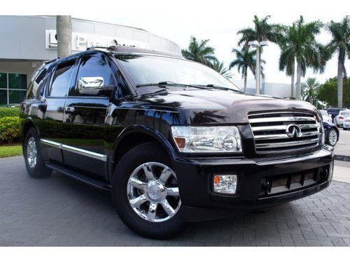2007 infiniti qx56 rear wheel drive,1 owner,clean carfax,florida car!!!