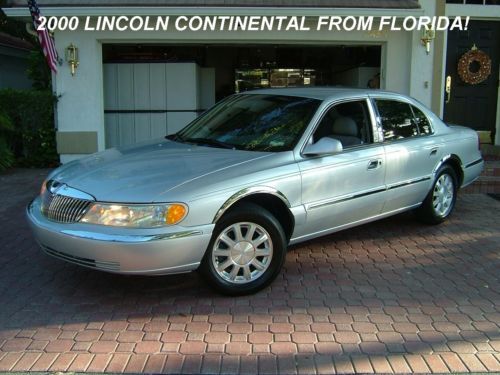 2000 lincoln continental from florida! one owner, 69000 miles! like brand new!
