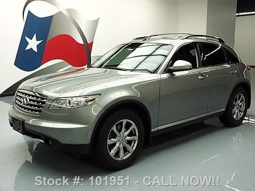 2008 infiniti fx35 heated leather sunroof nav dual dvd  texas direct auto