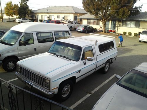 1987 chevrolet scottsdale pick-up long bed