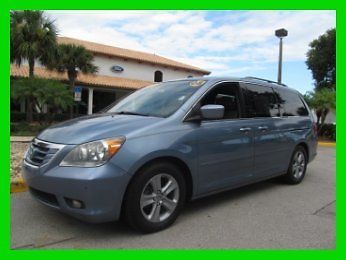08 blue 8-passenger 3.5l v6 odyssey touring minivan *navigation *dvd video *fl
