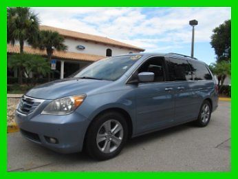 08 blue 8-passenger 3.5l v6 odyssey touring minivan *navigation *dvd video *fl