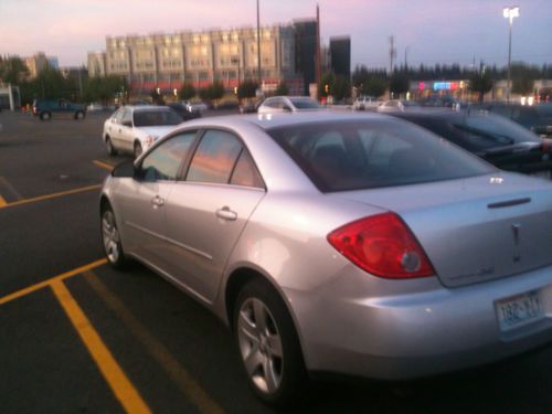 2009 pontiac g6 base sedan 4-door 2.4l,silver exterior,black interior,miles48.5k