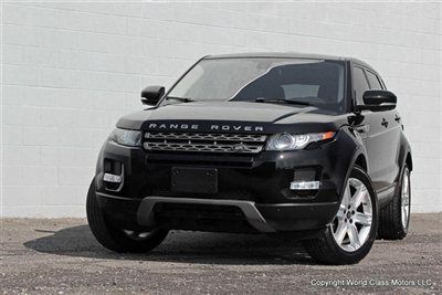 2013 land rover range rover evoque 1-owner warranty black nav pano 12 14 loaded!