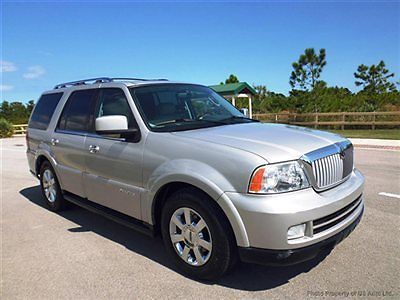 06 navigator clean carfax heated cooled seats gps navi leather dvd tv financing