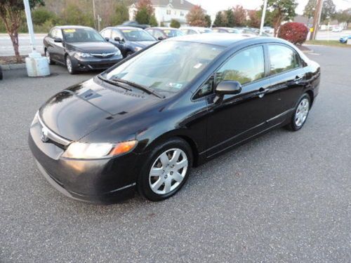 06 honda civix lx 1 owner clean carfax drives great super clean no reserve!!