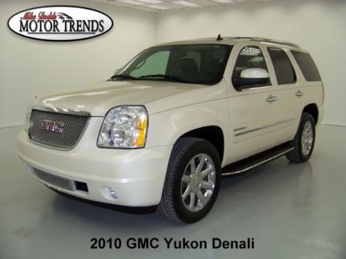 2010 denali navigation rearcam dvd chromes roof htd ac seats bose gmc yukon 30k