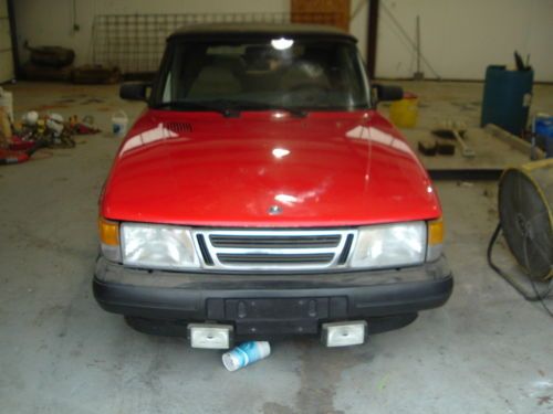 1989 saab 900 turbo convertible 2-door 2.0l