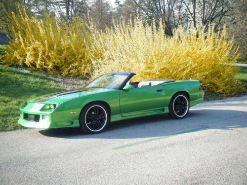 1992 chevrolet camaro rs heritage edition convertible 2-door 5.0l 25th anniversa