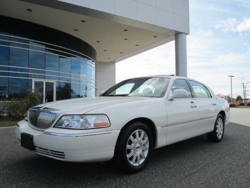 2006 lincoln town car signature limited pearl white loaded low miles