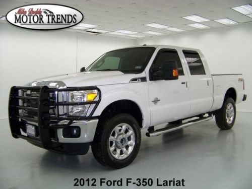 2012 ford f350 4x4 fx4 lariat navigation diesel heated ac mem seats sync 10k