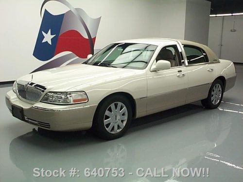 2004 lincoln town car ltd congressional town sedan 32k texas direct auto