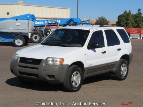 2001 ford escape 4x4 suv 3.0l v6 a/t awd power win/locks/mirrors cold a/c rack