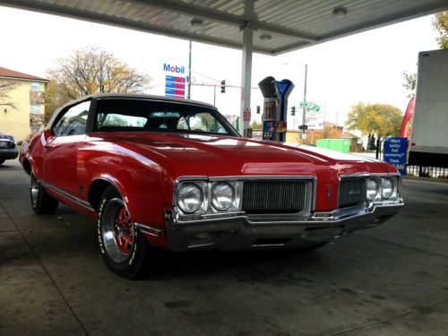 1970 oldsmobile cutlass supreme convertible 1 family owned, museum display 51k