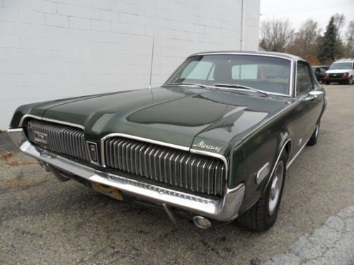 1968 mercury cougar xr7 390 auto rare 6.5 litre california black plate survivor