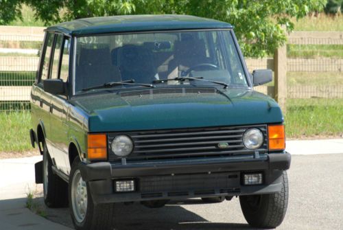 1991 land rover range rover hunter sport utility 4-door 3.9l