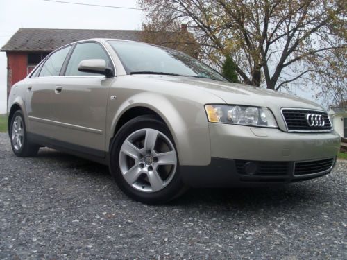 2002 quattro audi  a4 3.0 v6, 6speed manual, leather seats, clean  title