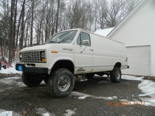 1988 ford e-350 econoline club wagon custom extended passenger van 2-door 7.3l