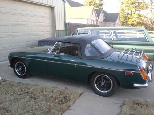 1972 mgb convertible, steel bumper, 4 cylinder, manual transmission