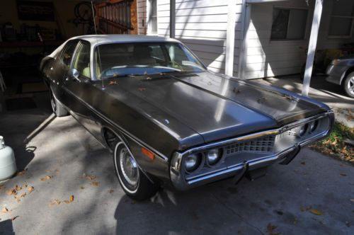 Rare unrestored original 1972 dodge coronet custom extremely clean condition.