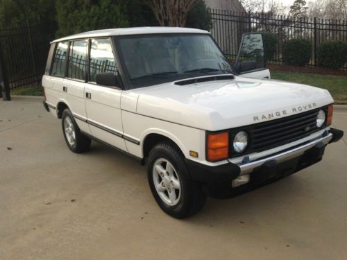 1995 classic range rover (low miles)