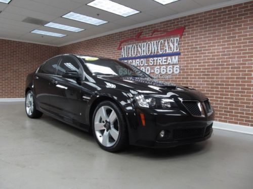 2009 pontiac g8 gt 2 tone red and black heated seats low miles