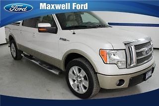 10 f150 supercrew lariat 4x2, 5.4l v8, auto,heated/cooled leather,clean 1 owner!