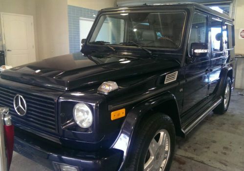 2004 mercedes-benz g500 base sport utility 4-door no reserve