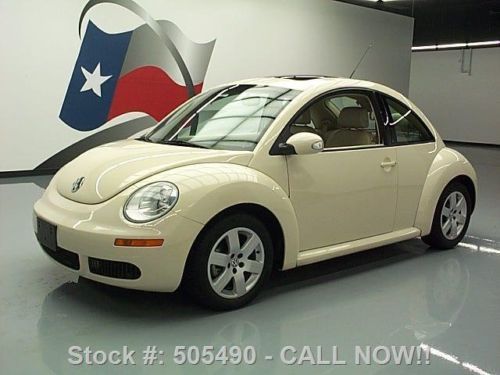 2007 volkswagen beetle auto sunroof heated seats 69k mi texas direct auto