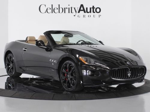 2011 maserati gran turismo 4.7 convertible black beige auto