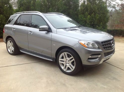 2012 mercedes ml350 bluetec nav, rear ent, 20&#034; wheels, parktronic, p-01 package