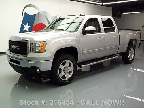 2011 gmc sierra 2500 slt crew z71 4x4 leather 20&#039;s 65k texas direct auto