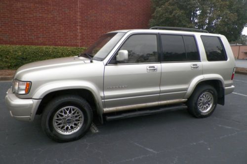 2001 isuzu trooper ls 4x4 1 owner sunroof heated seats loaded no reserve only