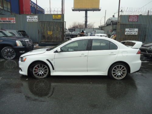 2011 mitsubishi lancer evolution gsr sedan awd 2.0l salvage/repairable