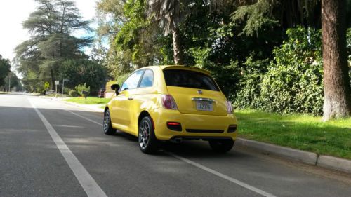 2012 FIAT 500 SPORT YELLOW MANUAL 10K MILES, US $9,500.00, image 5