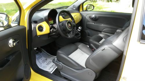 2012 FIAT 500 SPORT YELLOW MANUAL 10K MILES, US $9,500.00, image 8