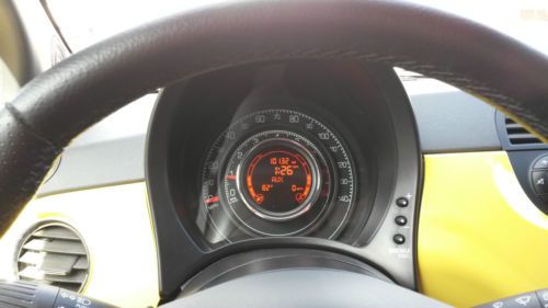 2012 FIAT 500 SPORT YELLOW MANUAL 10K MILES, US $9,500.00, image 9