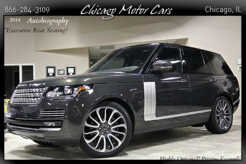 2014 land rover range rover autobiography sc msrp$140,790 executive seats tv/dvd