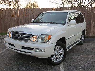 2004 lexus lx470 58k miles one owner carfax navigation rear camera 4wd