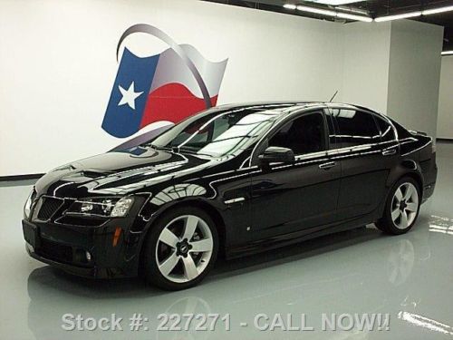 2009 pontiac g8 gt 6.0l v8 htd leather 19&#034; wheels 54k texas direct auto