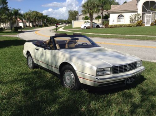 1989 cadillac allante base convertible 2-door 4.5l