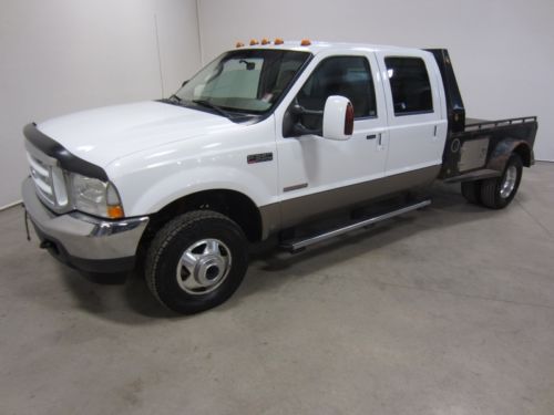 04 ford f-350 lariat super duty 6.0l v8 turbo diesel crew 8ft flat 4x4 80pix