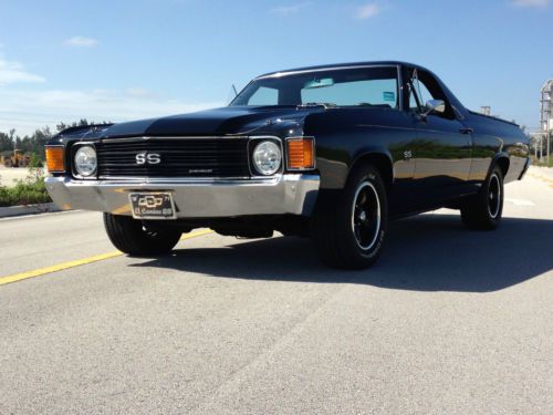 1971 chevrolet el camino ss 454ci big block fully restored classic muscle car!