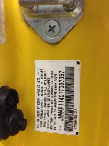 2001 Honda S2000 Base Convertible 2-Door 2.0L, US $5,000.00, image 12