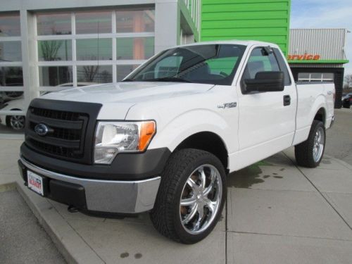 Ford f150 white 4x4 5.0 v8 22 inch wheel 1 owner sync pw pl 4wd truck warranty