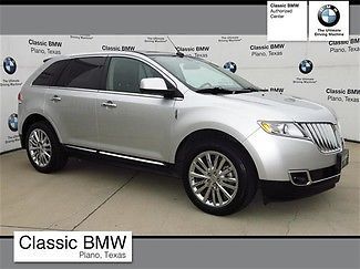 11 mkx - silver/black-navigation-prem sound-htd/cool seats-rear camera and more